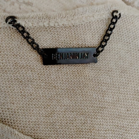 BENJAMIN JAY Y2K DISTRESSED RAW EDGE CROP TANK S - Picture 4 of 8